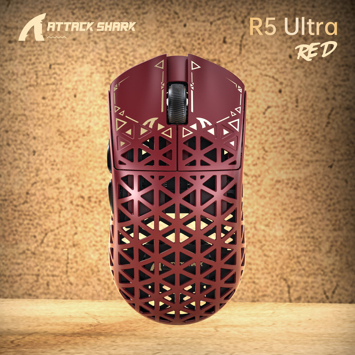 ATTACK SHARK R5 Ultra Tri-Mode Carbon-Fibre Gaming Mouse