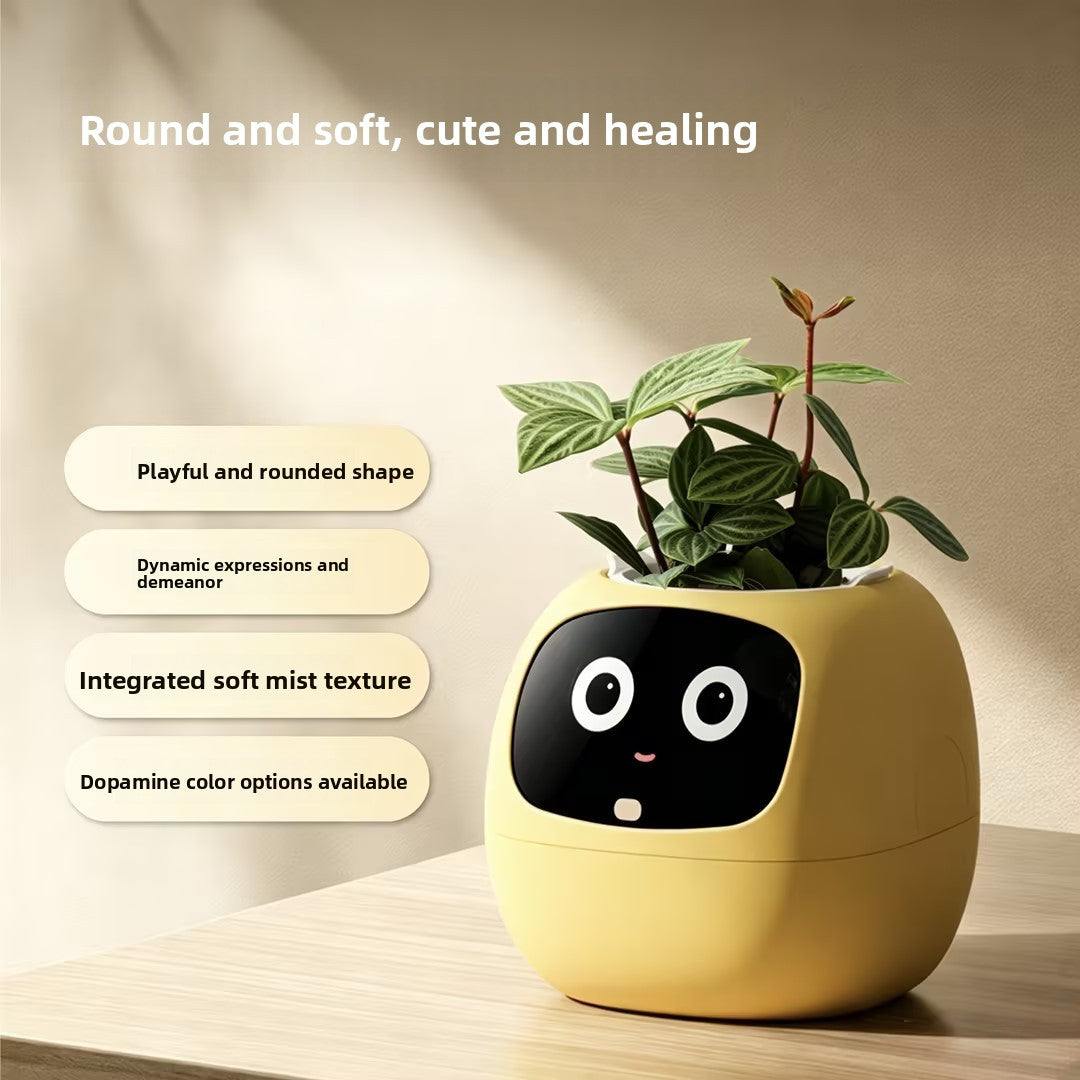 Smart Plant Companion Robot – Interactive Desktop Decor