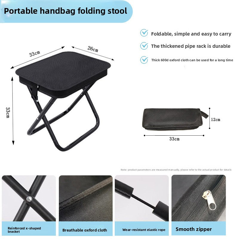 Portable Folding Camping Chair – Steel Frame