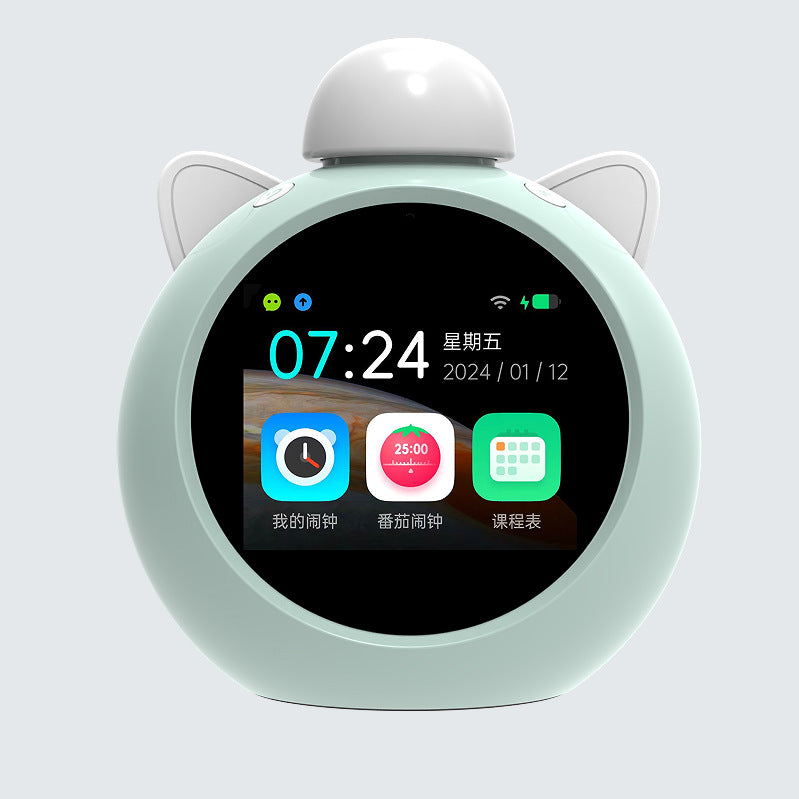Y11 AI Smart Alarm Clock with Multilingual Learning Features