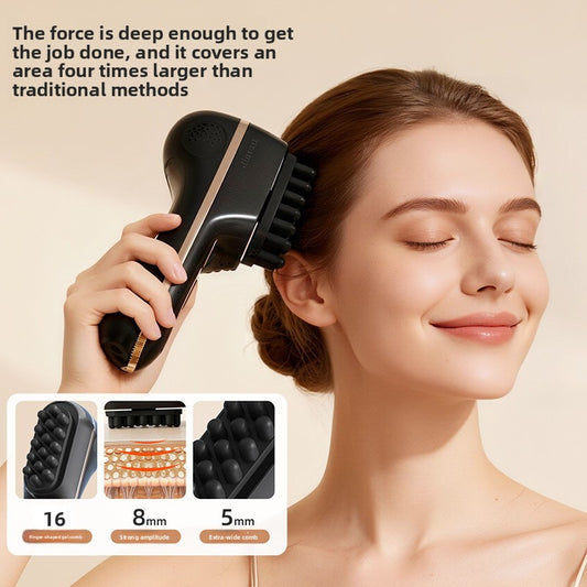 Rechargeable Scalp Massage Comb – 5 Vibration Modes