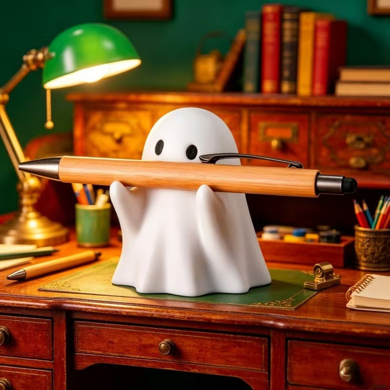 3D-Printed Ghost Figurine for Halloween Desk Decor — QIUOLA | qiuola.com