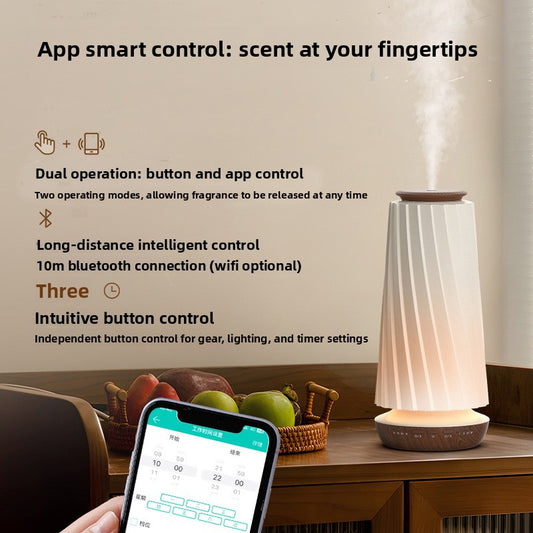 Smart App-Controlled Aroma Diffuser with 8-Hour Timer