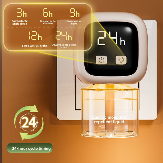 Plug-In Mosquito Repellent with Timer – Device & Refill Options
