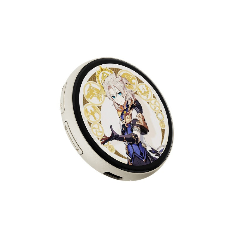Electronic Display Badge Pendant – Silver