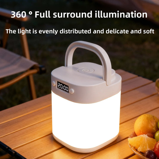 Rechargeable LED Camping Lantern – Clock & Remote Options