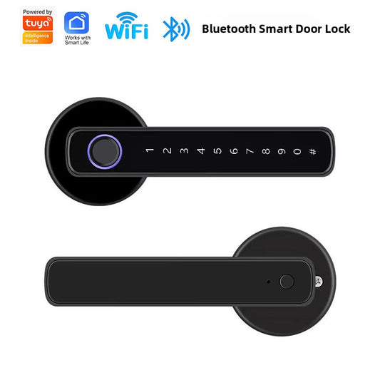 FF03 Fingerprint Door Lock with Bluetooth & Key Access