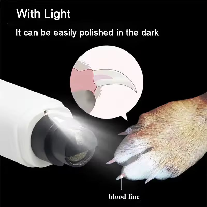 Rechargeable USB Pet Nail Grinder