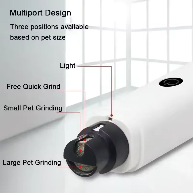 Rechargeable USB Pet Nail Grinder