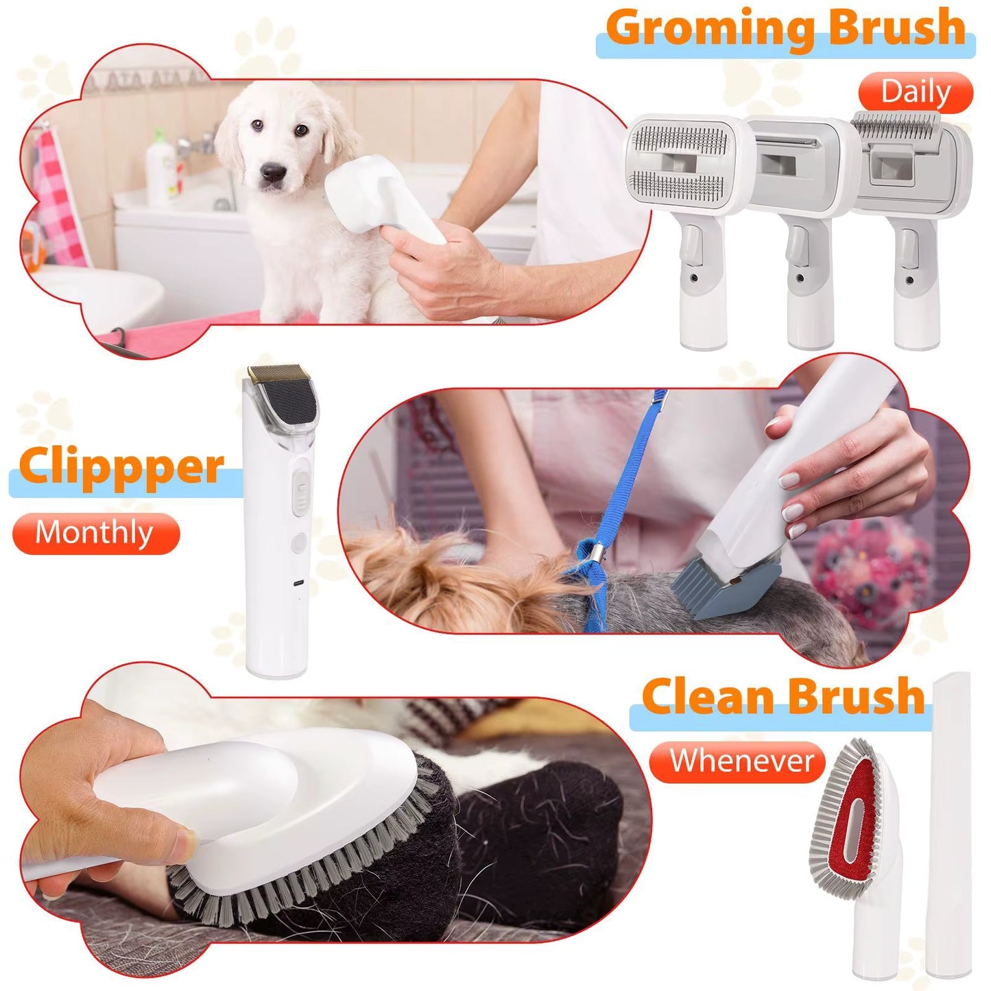 Pet Grooming Tools Vacuum