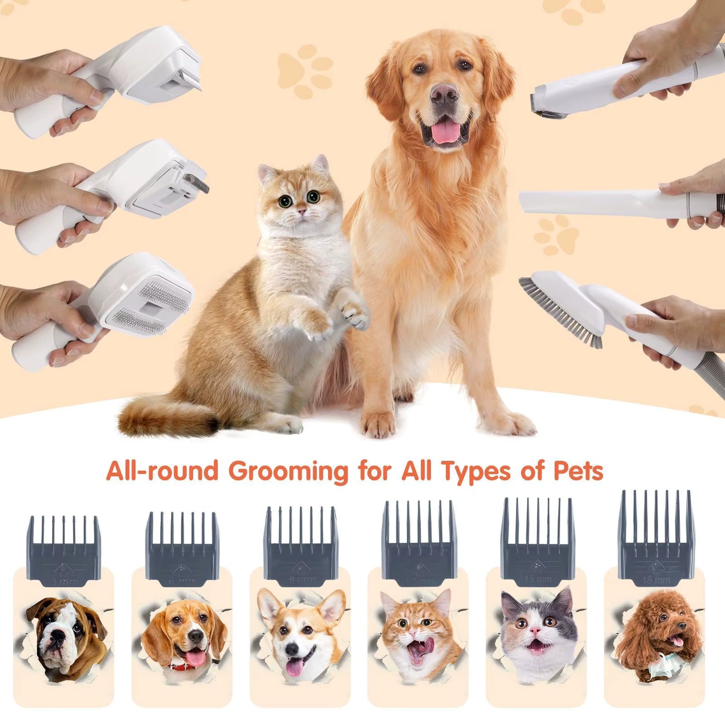 Pet Grooming Tools Vacuum
