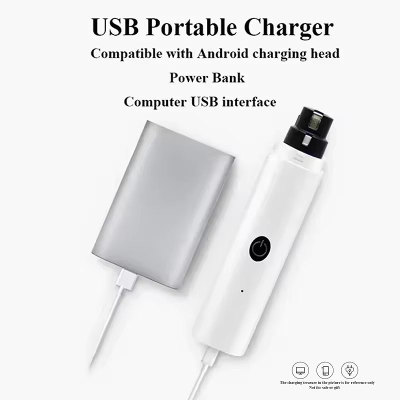 Rechargeable USB Pet Nail Grinder