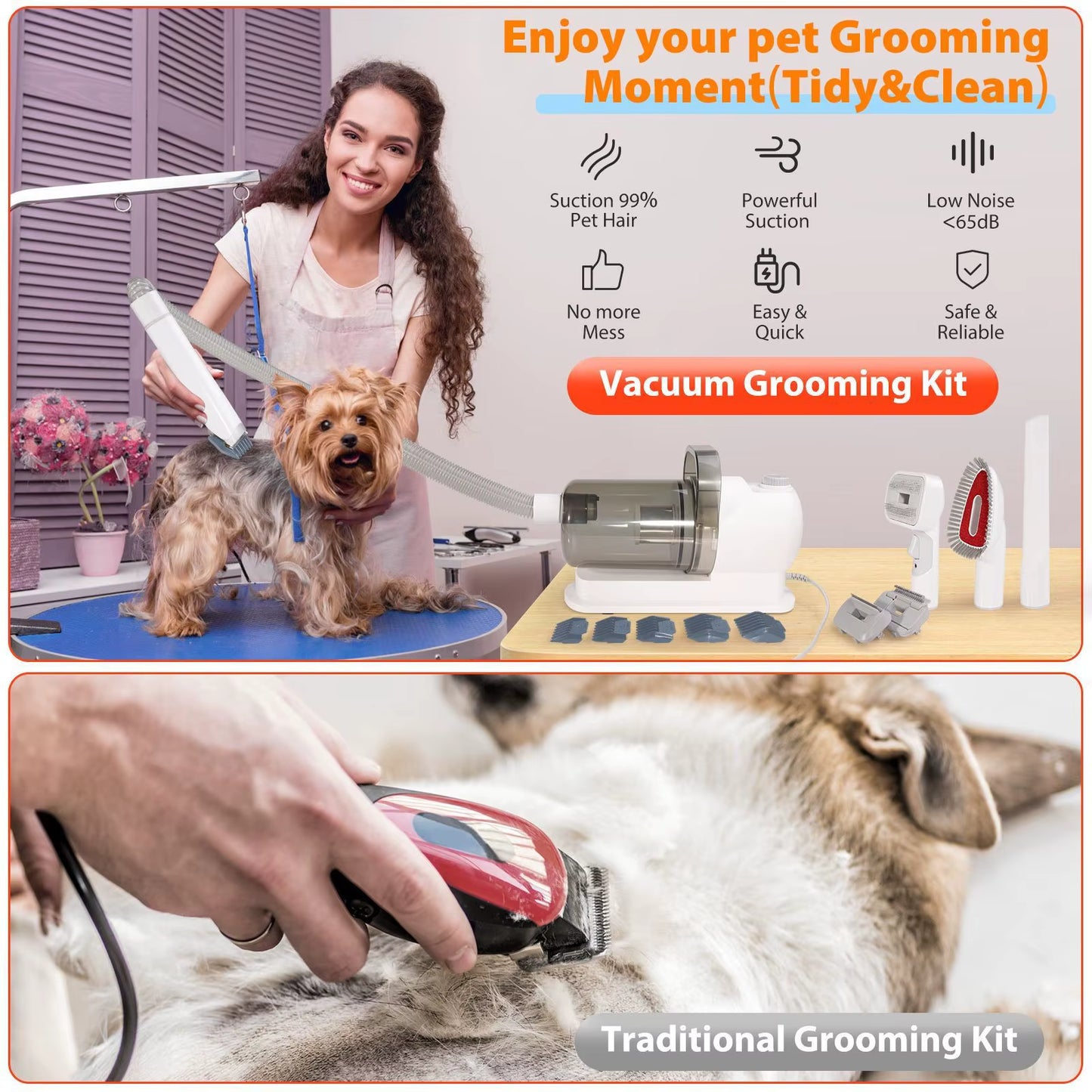 Pet Grooming Tools Vacuum