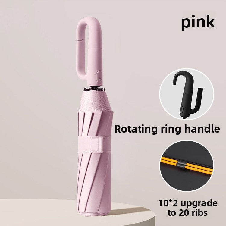 Automatic 10-Rib Umbrella with Ring Handle β QIUOLA | qiuola.com