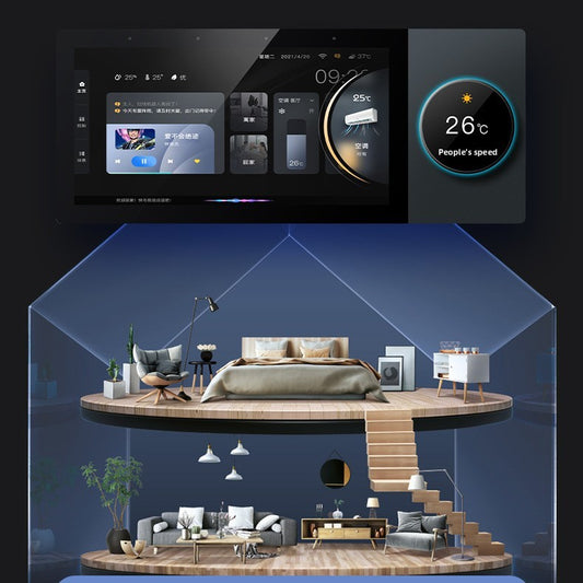 6-Inch Tuya Smart Home Control Panel – Relay or Music Version