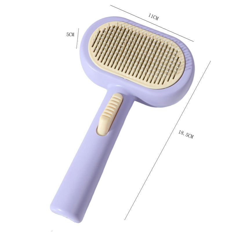 Double-Sided Self-Cleaning Pet Comb for Cats & Dogs — QIUOLA | qiuola.com