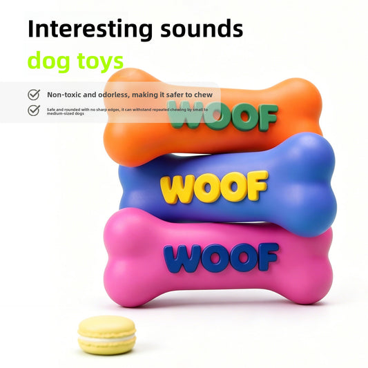 WOOF Pet Play Toy – Football, Bone & Ball Styles — QIUOLA | qiuola.com