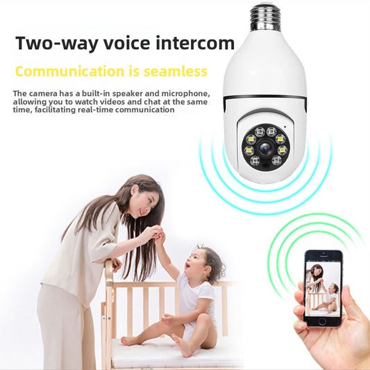 E27 Bulb Security Camera with Night Vision — QIUOLA | qiuola.com