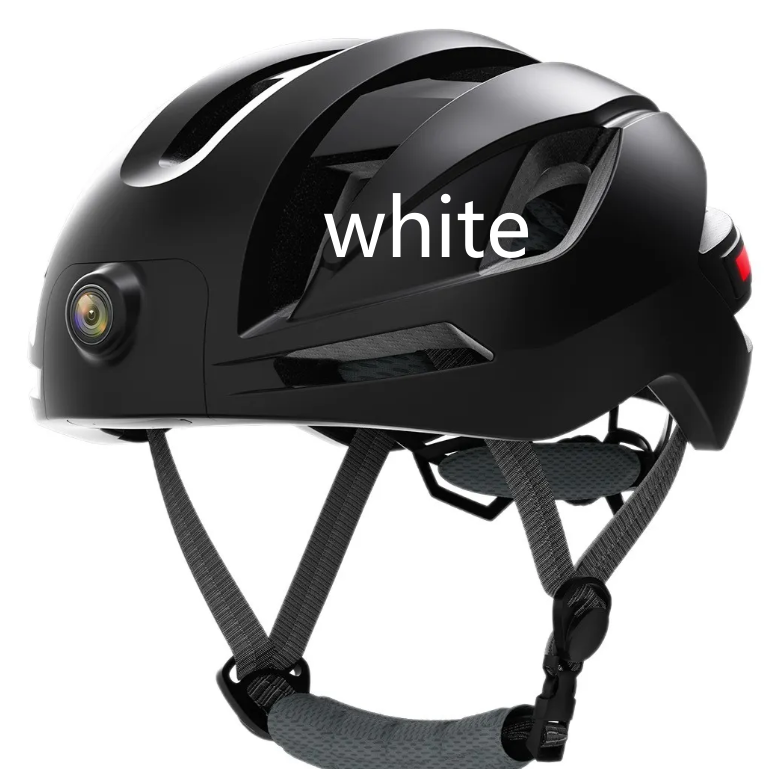 Cycling Helmet with Video Camera, Rear Lights & Remote