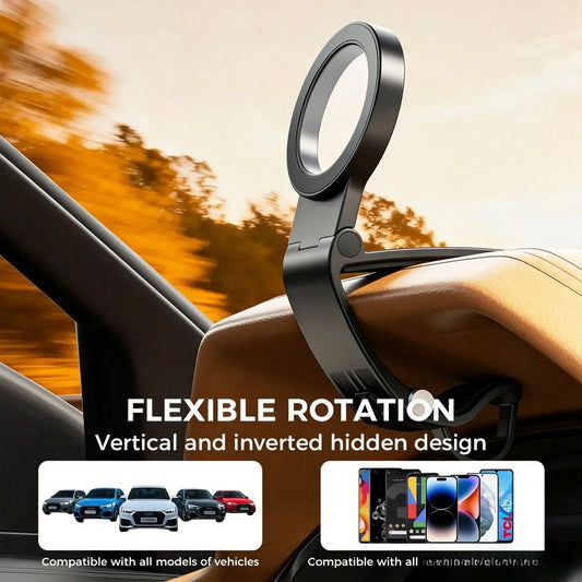 Foldable Magnetic Phone Stand – Adjustable, Black — QIUOLA | qiuola.com