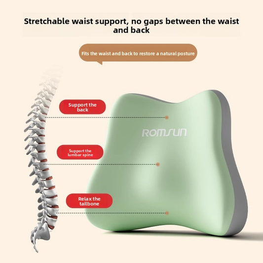 Ergonomic Memory Foam Lumbar Support Cushion — QIUOLA | qiuola.com