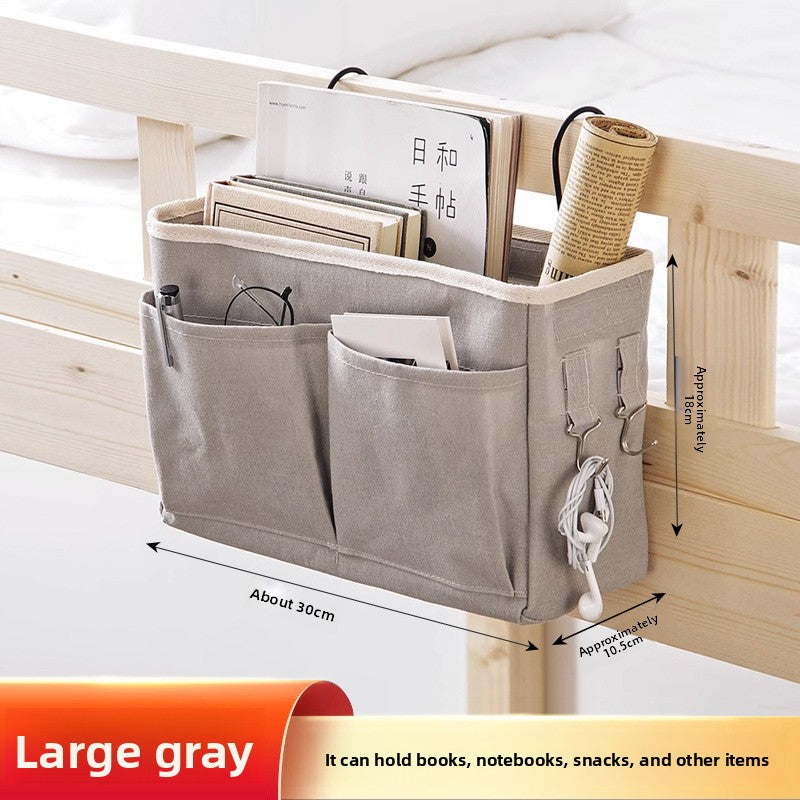 Cotton-Linen Hanging Storage Organizer – Beige or Grey — QIUOLA | qiuola.com