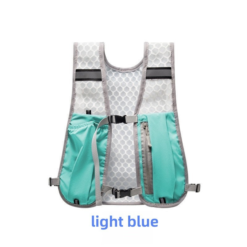 4L Reflective Running Vest with Multi-Pocket Storage — QIUOLA | qiuola.com