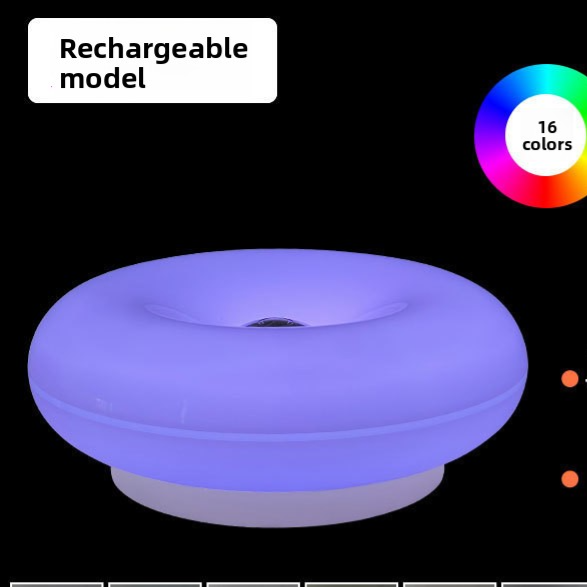 Donut Touch-Control Lamp, Plug-In & Rechargeable Options — QIUOLA | qiuola.com