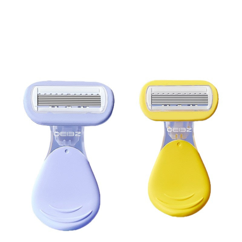 Women's 6-Blade Manual Razor with Soap Head — QIUOLA | qiuola.com