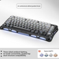 Tri-Mode Hot-Swappable Mechanical Gaming Keyboard with RGB