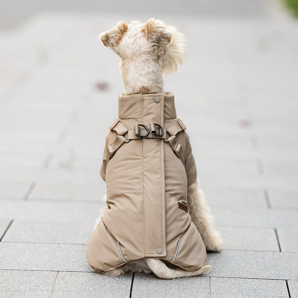 Water-Resistant Cotton-Padded Dog Coat
