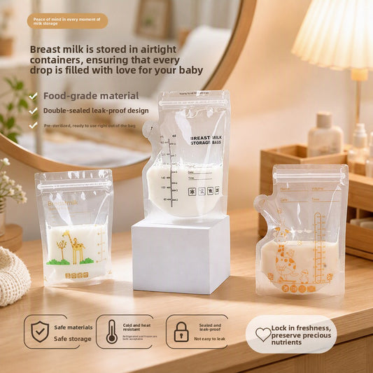 Breast Milk Storage & Milk Powder Bags – 30-Pack
