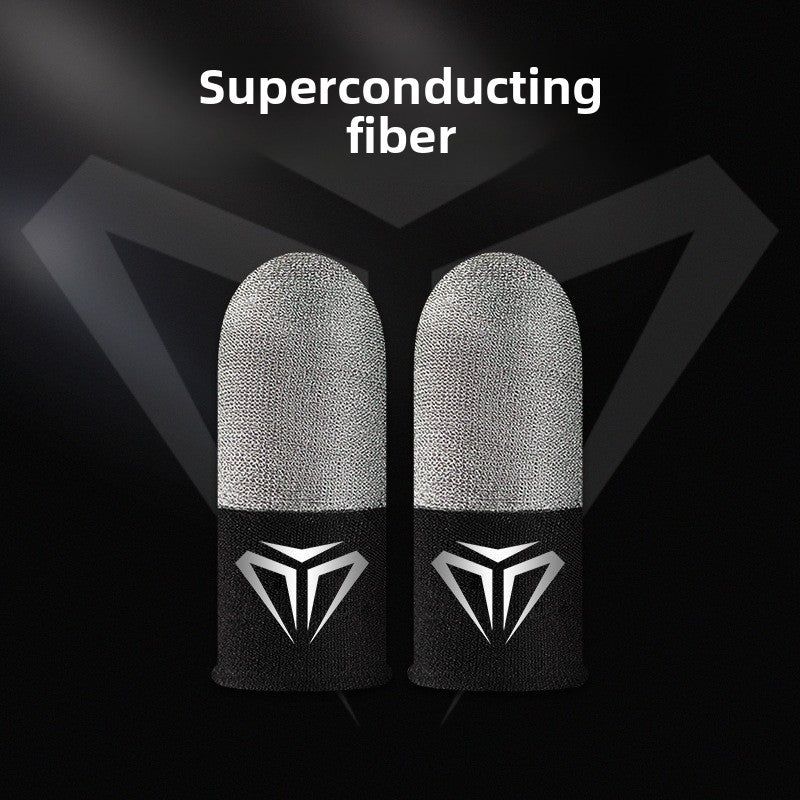 Silver-Fibre Gaming Finger Sleeves for Phones & Tablets