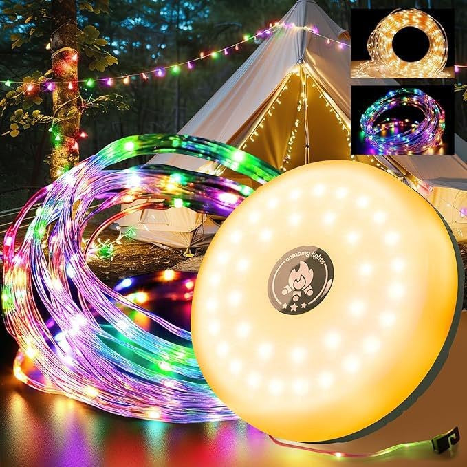 Retractable LED Camping Light Strip – 6m, 10m & 20m Options