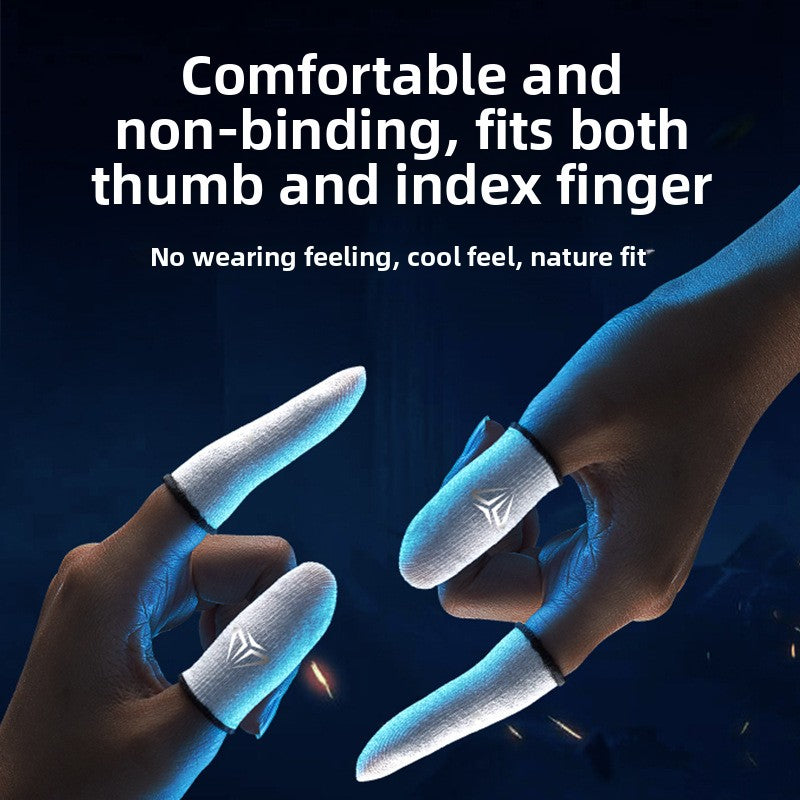 Silver-Fibre Gaming Finger Sleeves for Phones & Tablets