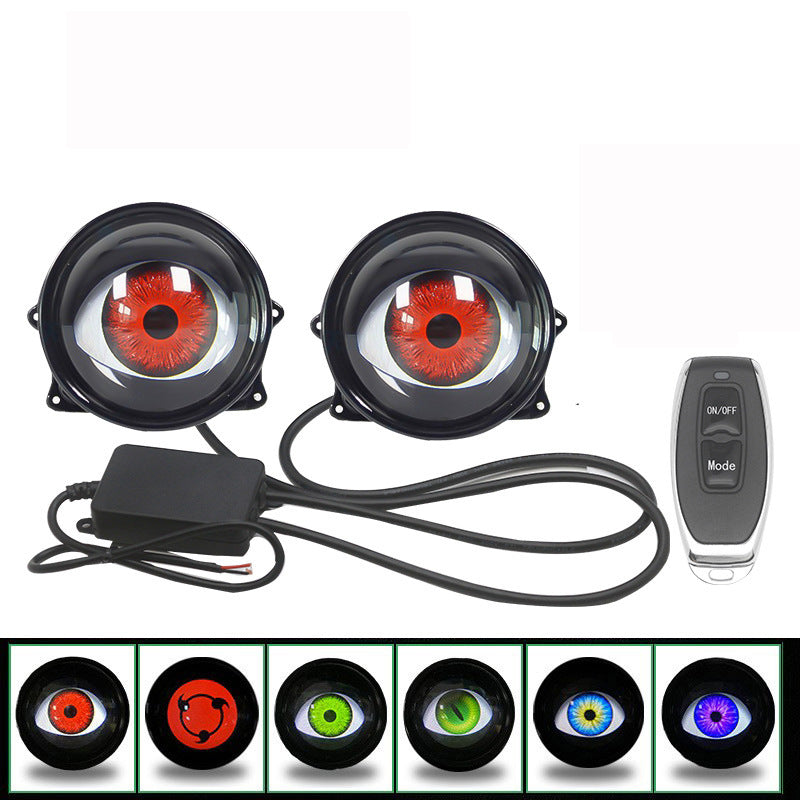 Dynamic Devil Eye LED Decorative Light for Cars & Motorcycles