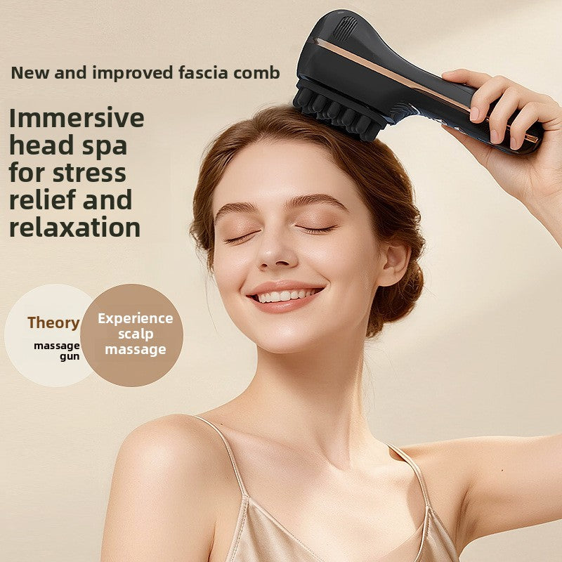 Rechargeable Scalp Massage Comb – 5 Vibration Modes