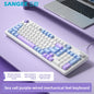 Sangee K18 Wired Backlit Keyboard with Volume Knob