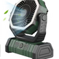 USB Rechargeable Folding Camping Fan with Oscillation