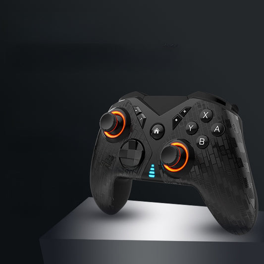 Manette de jeu sans fil RGB avec macros et vibrations – Noir