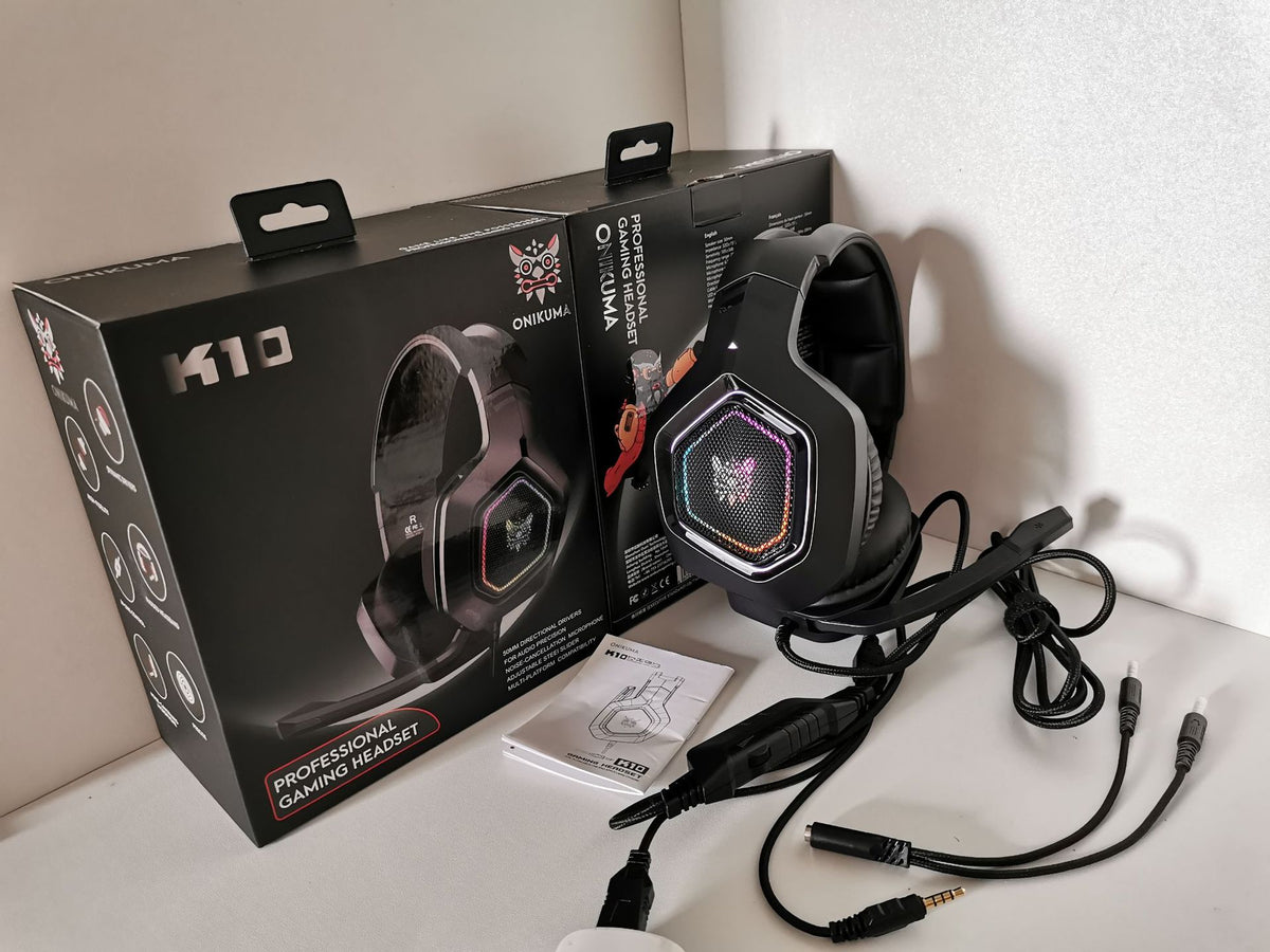 ONIKUMA K10 RGB Gaming Headset – Select Connection Version