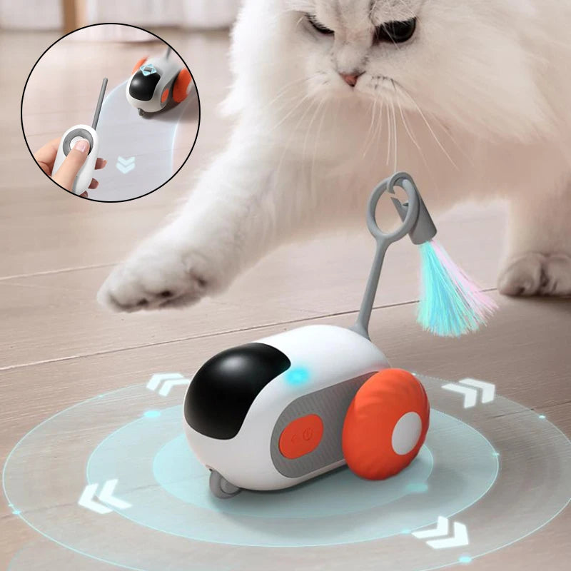 Zoom Paw Smart Cat Chase Car | Interactive Toy