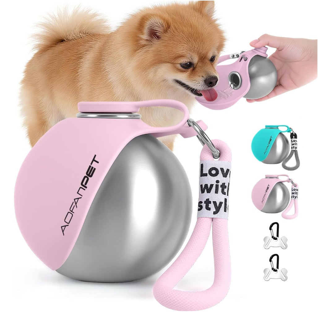 Aqua Paw Travel Water Bottle | Portable Pet Dispenser