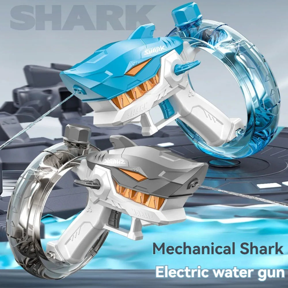 Shark Blast Electric Water Gun | Auto-Fire Summer Toy