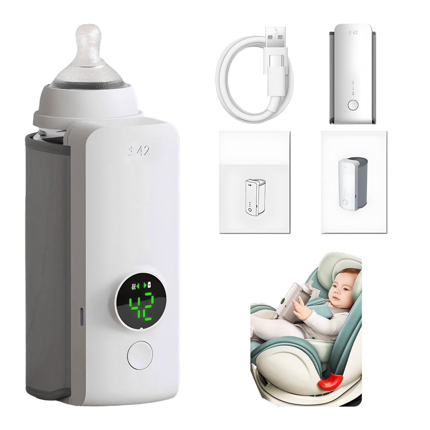 Warm Go Wireless Baby Bottle Warmer