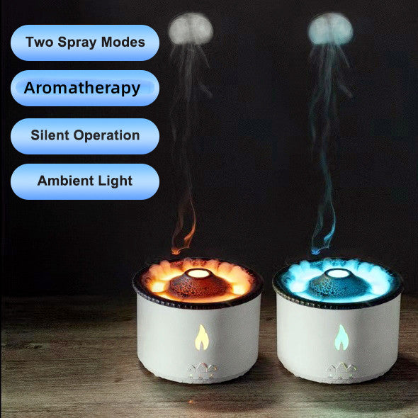 Volcano Flame Mist Diffuser | Aromatherapy Humidifier