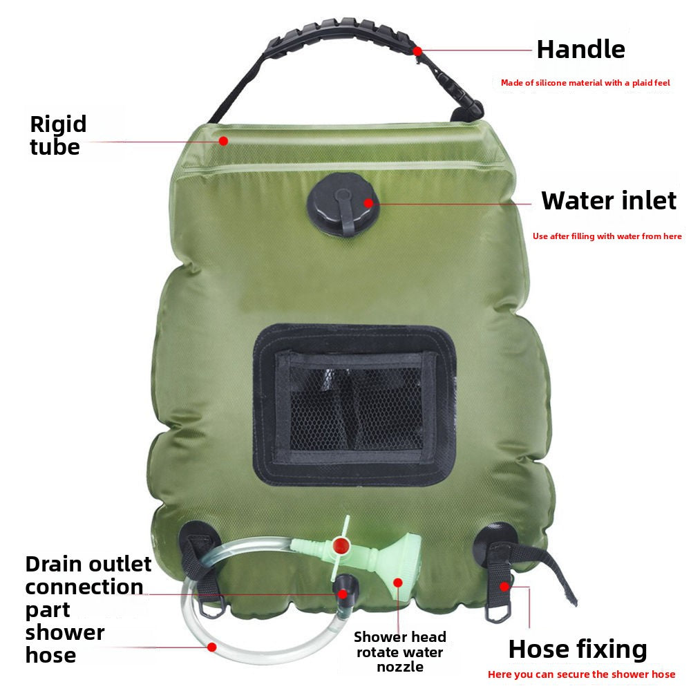 Portable Solar Camping Shower Bag