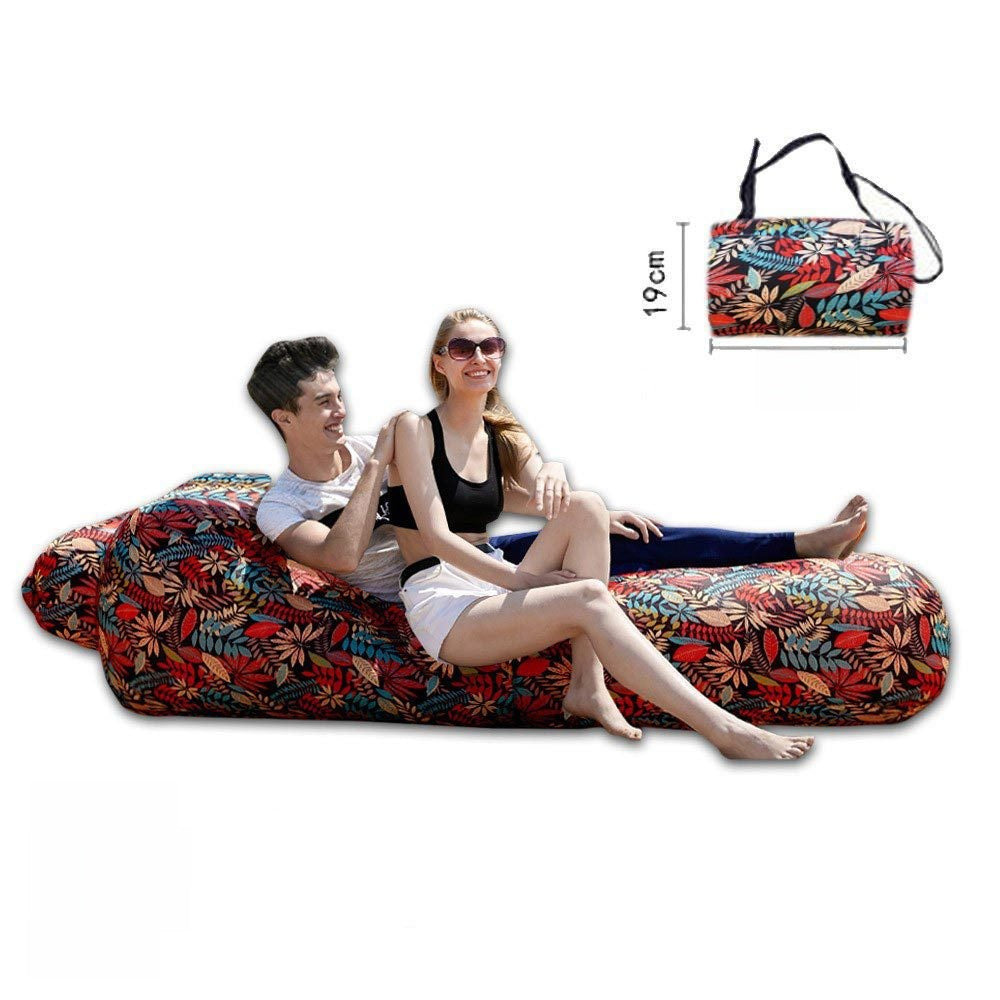 Portable Inflatable Camping Lounger – 190 × 75 × 45 cm