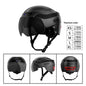Bluetooth Cycling Helmet with Built-In Camera – Titanium, L