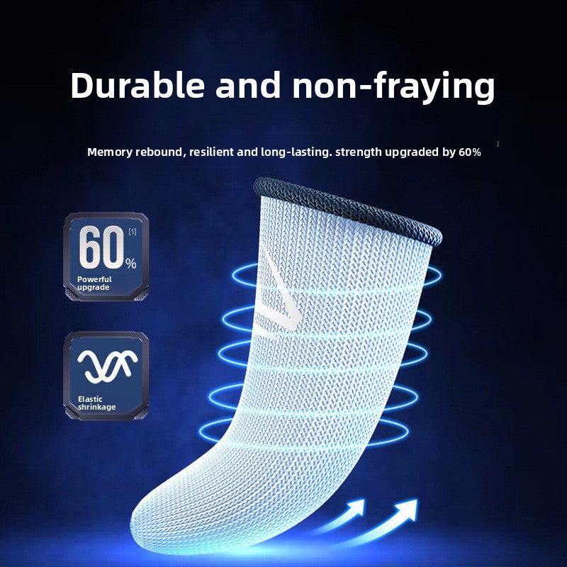 Silver-Fibre Gaming Finger Sleeves for Phones & Tablets